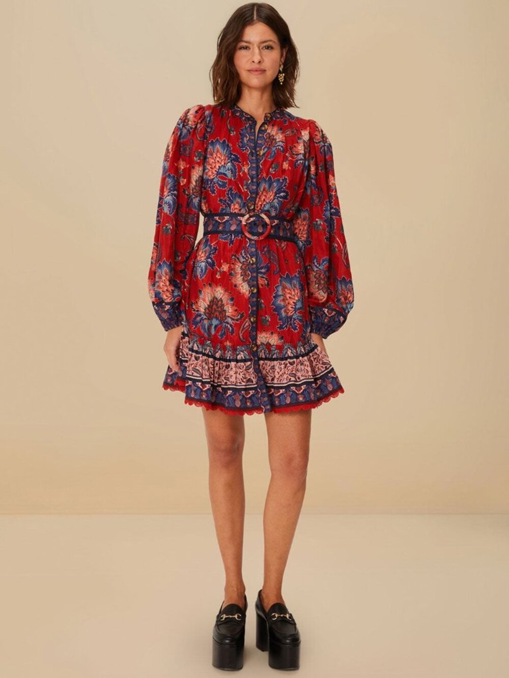 Red Luang Mini Dress